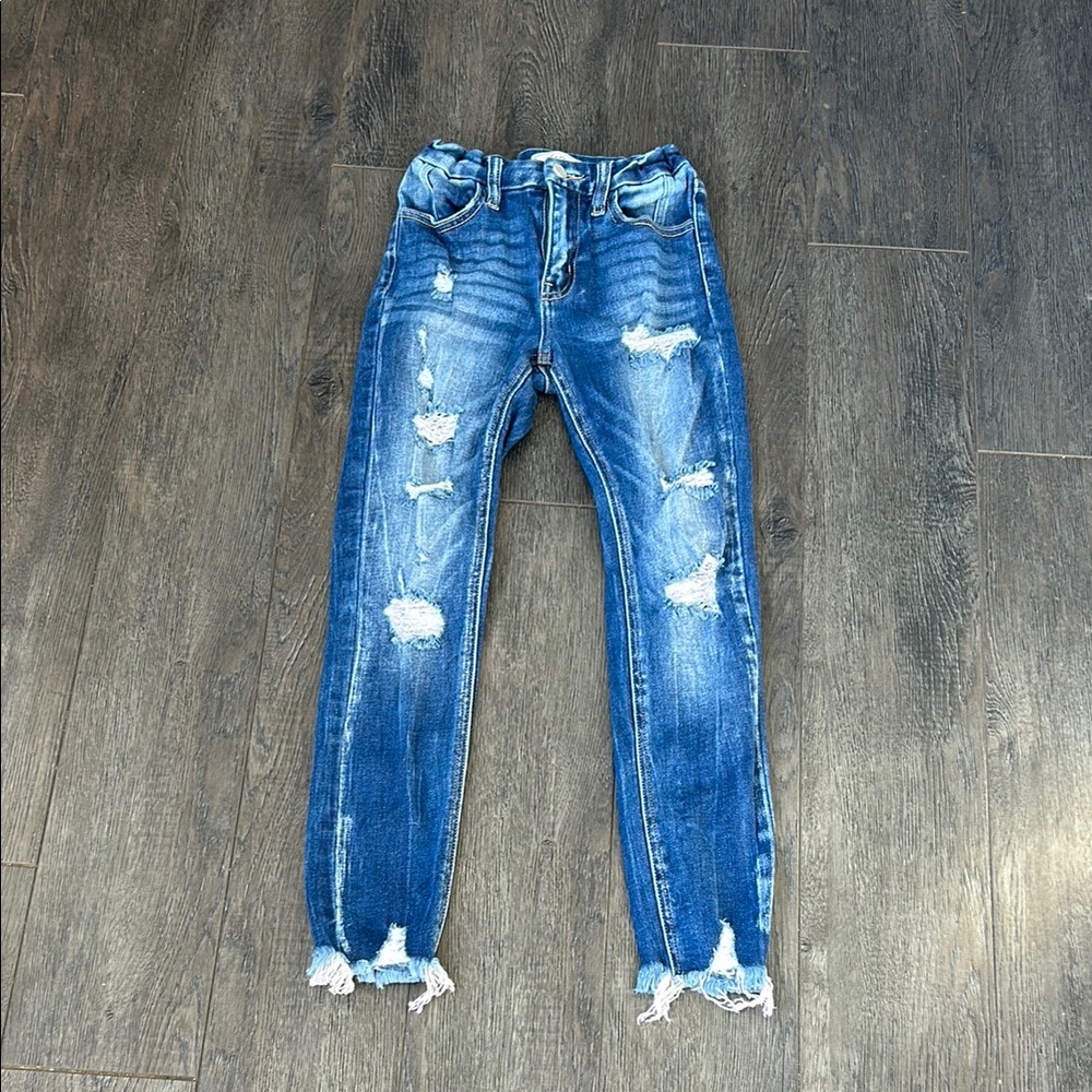 High rise ankle, skinny Kancan  jeans